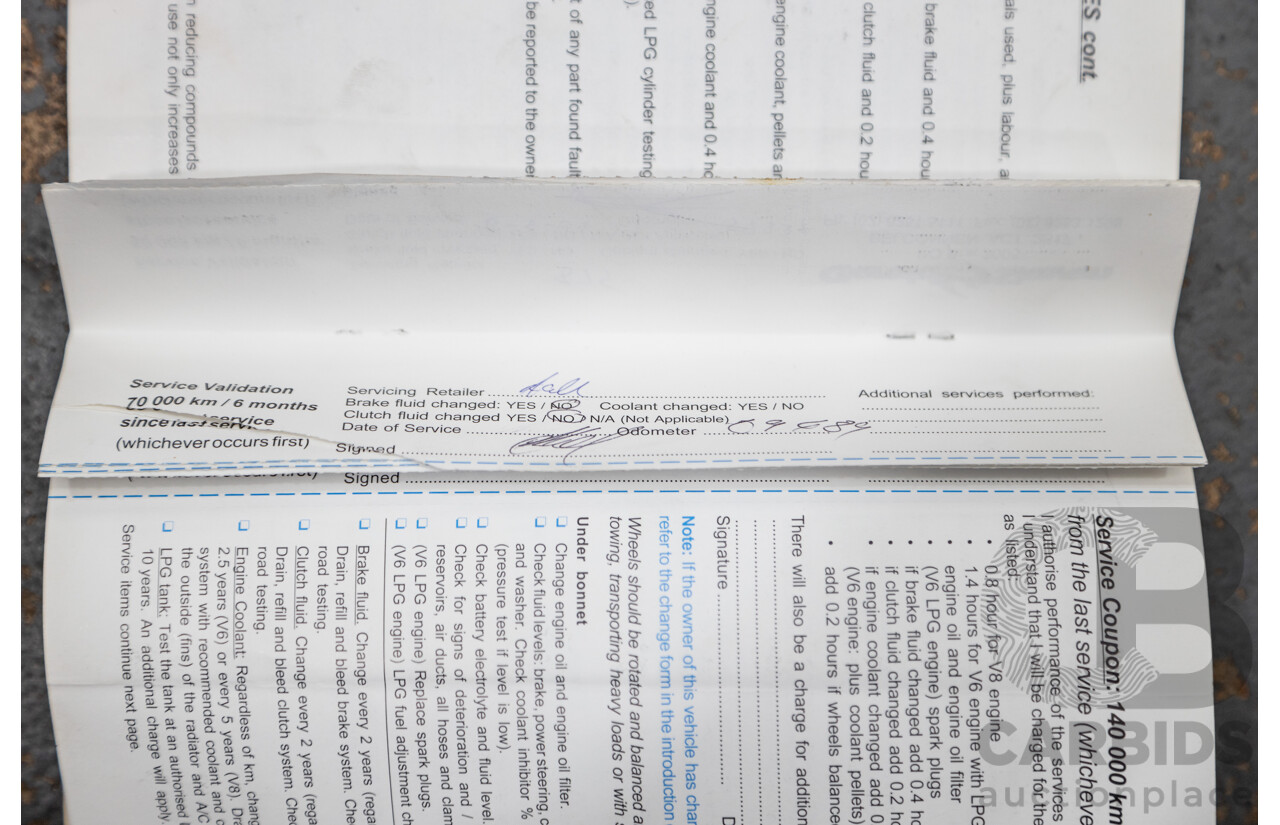 4/2004 Holden Crewman SS VYII Crew Cab Utility Cosmo Purple V8 5.7L