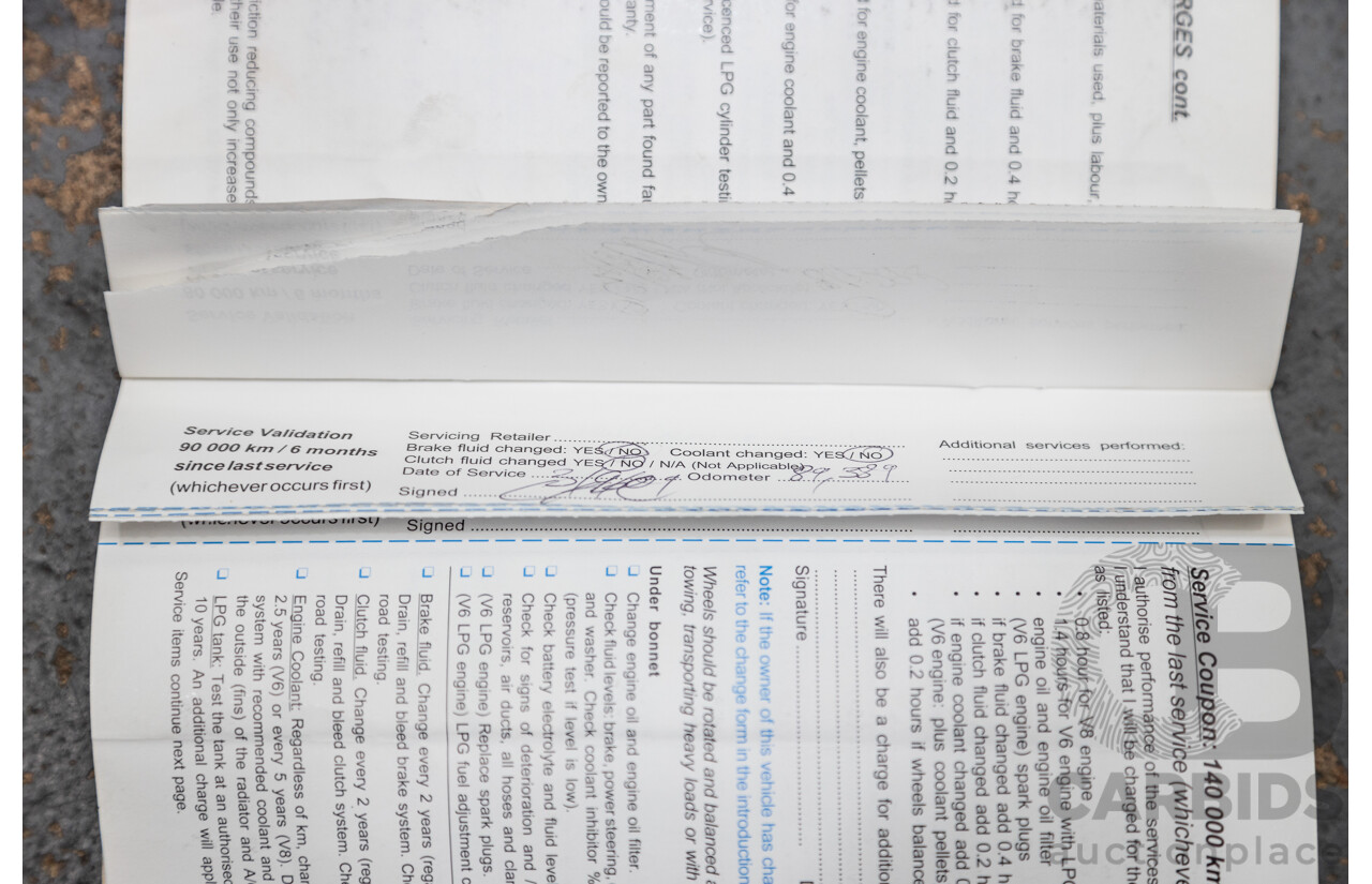 4/2004 Holden Crewman SS VYII Crew Cab Utility Cosmo Purple V8 5.7L