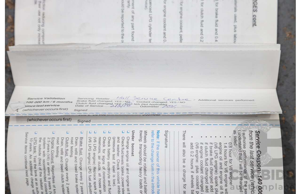 4/2004 Holden Crewman SS VYII Crew Cab Utility Cosmo Purple V8 5.7L