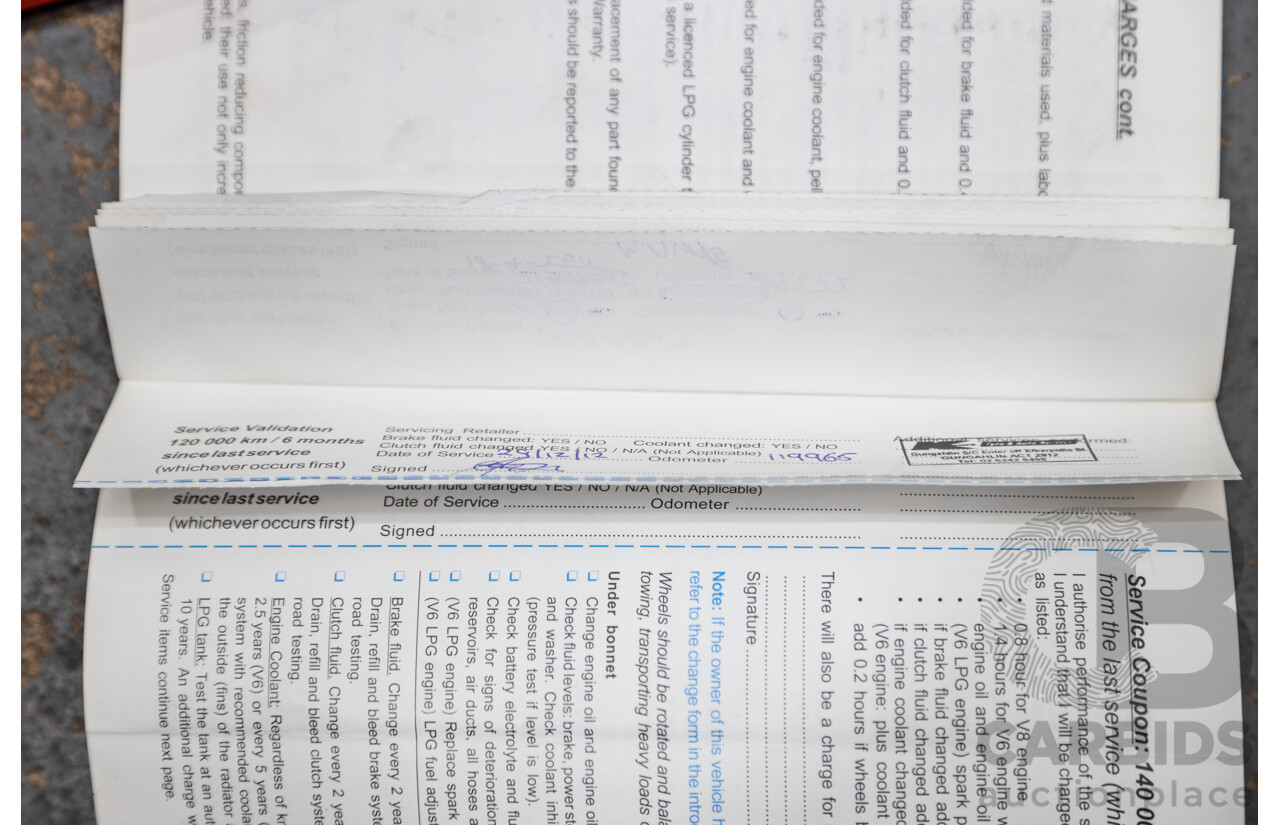 4/2004 Holden Crewman SS VYII Crew Cab Utility Cosmo Purple V8 5.7L