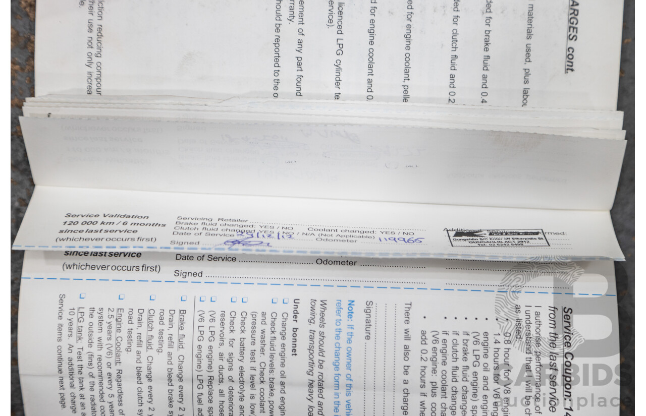 4/2004 Holden Crewman SS VYII Crew Cab Utility Cosmo Purple V8 5.7L