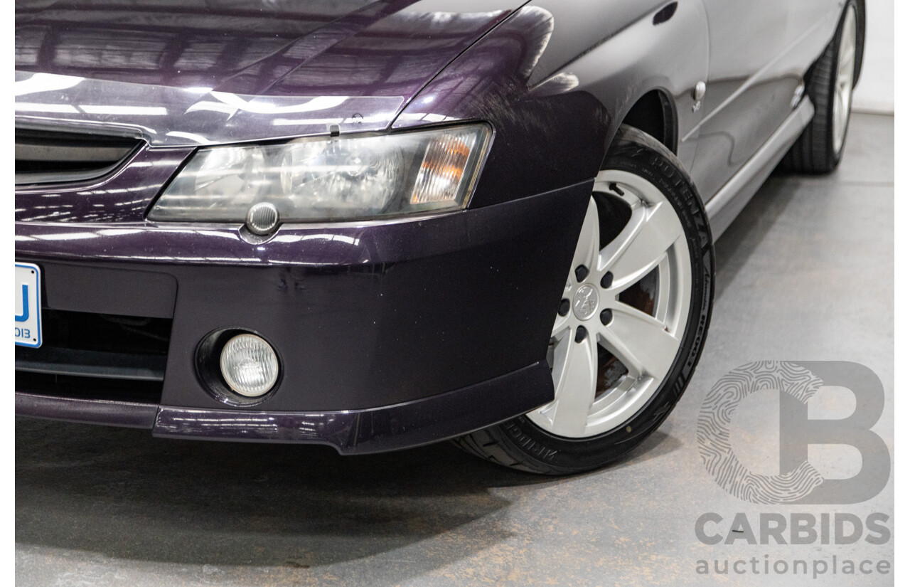 4/2004 Holden Crewman SS VYII Crew Cab Utility Cosmo Purple V8 5.7L