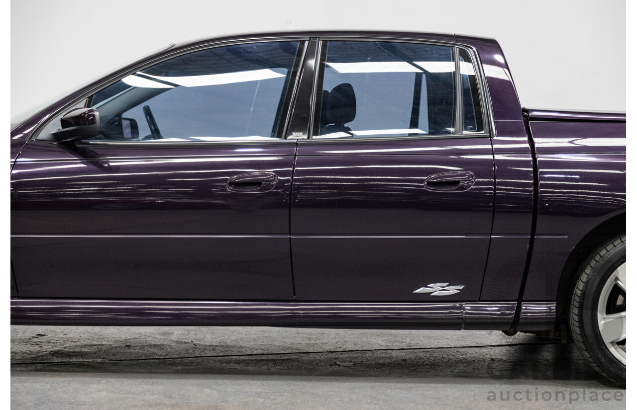 4/2004 Holden Crewman SS VYII Crew Cab Utility Cosmo Purple V8 5.7L