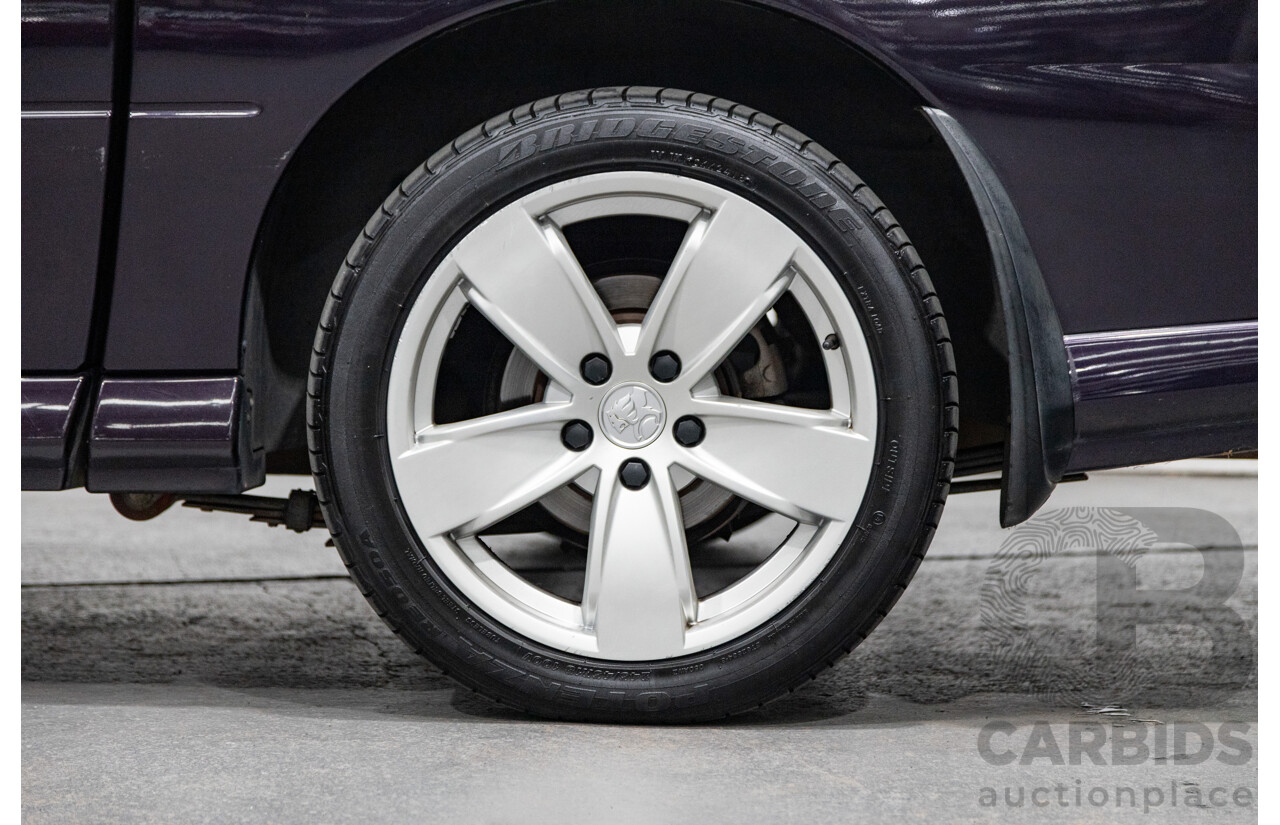 4/2004 Holden Crewman SS VYII Crew Cab Utility Cosmo Purple V8 5.7L