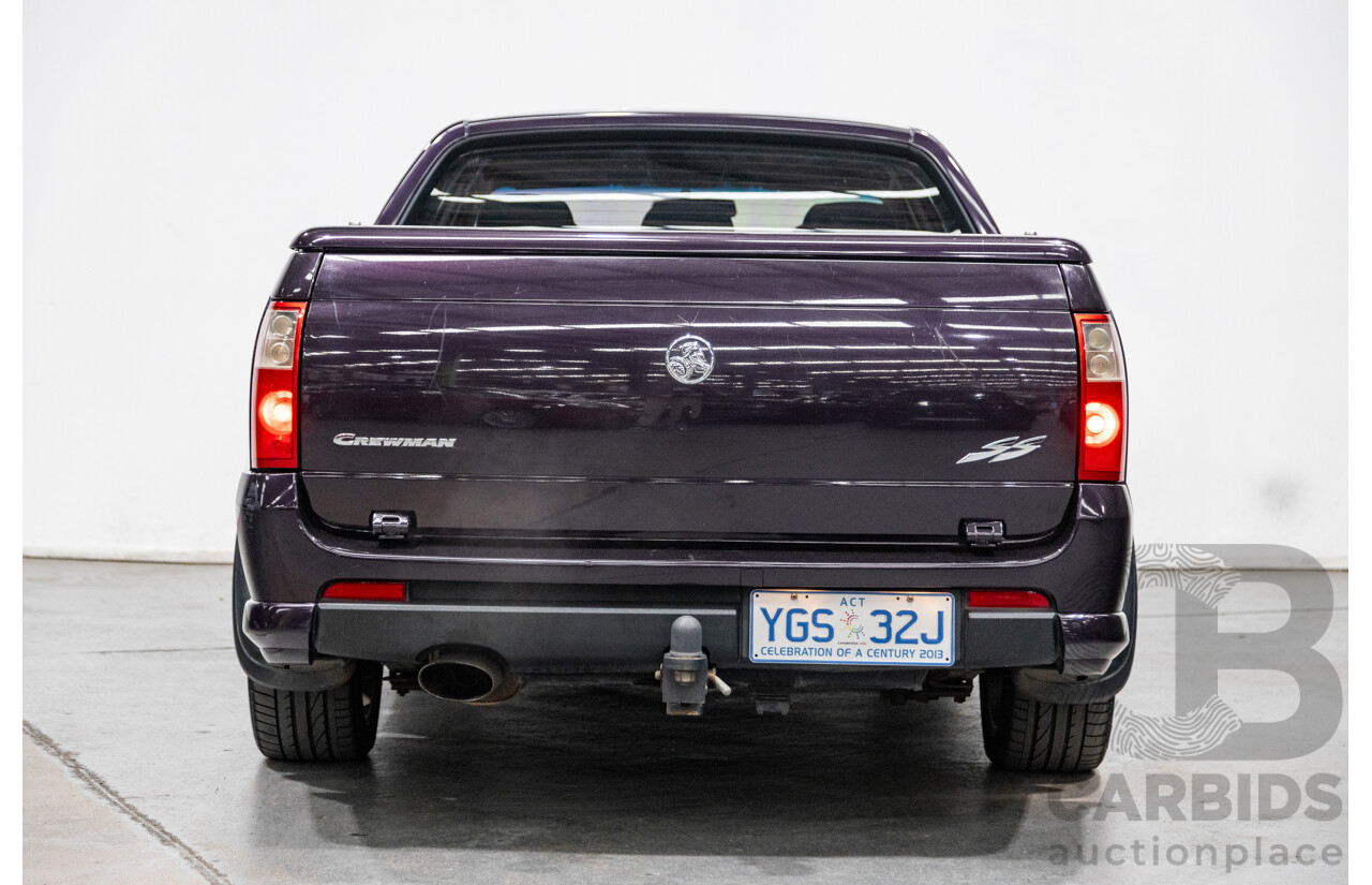 4/2004 Holden Crewman SS VYII Crew Cab Utility Cosmo Purple V8 5.7L