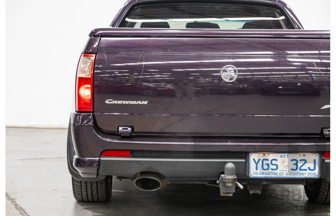4/2004 Holden Crewman SS VYII Crew Cab Utility Cosmo Purple V8 5.7L
