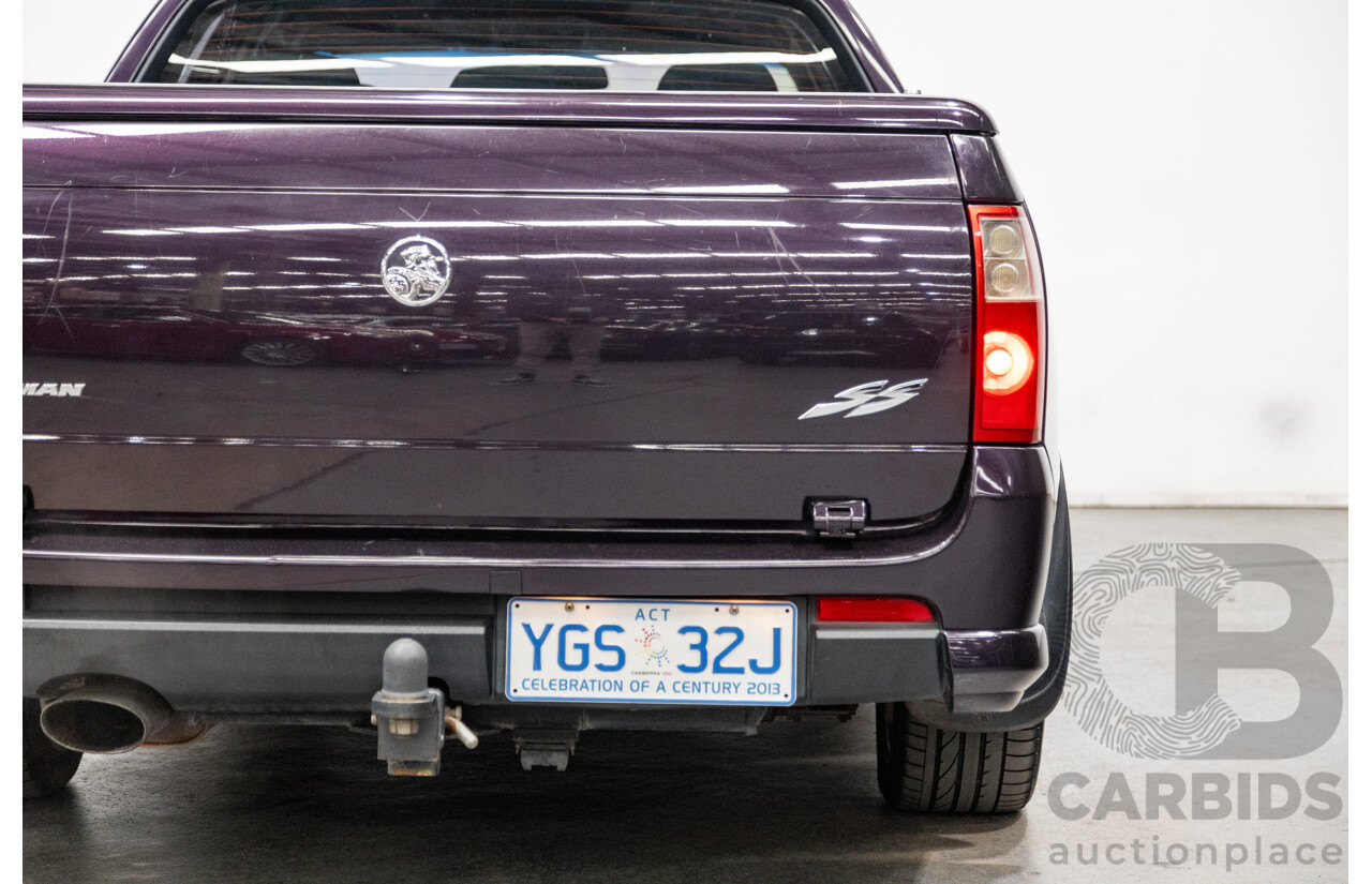 4/2004 Holden Crewman SS VYII Crew Cab Utility Cosmo Purple V8 5.7L