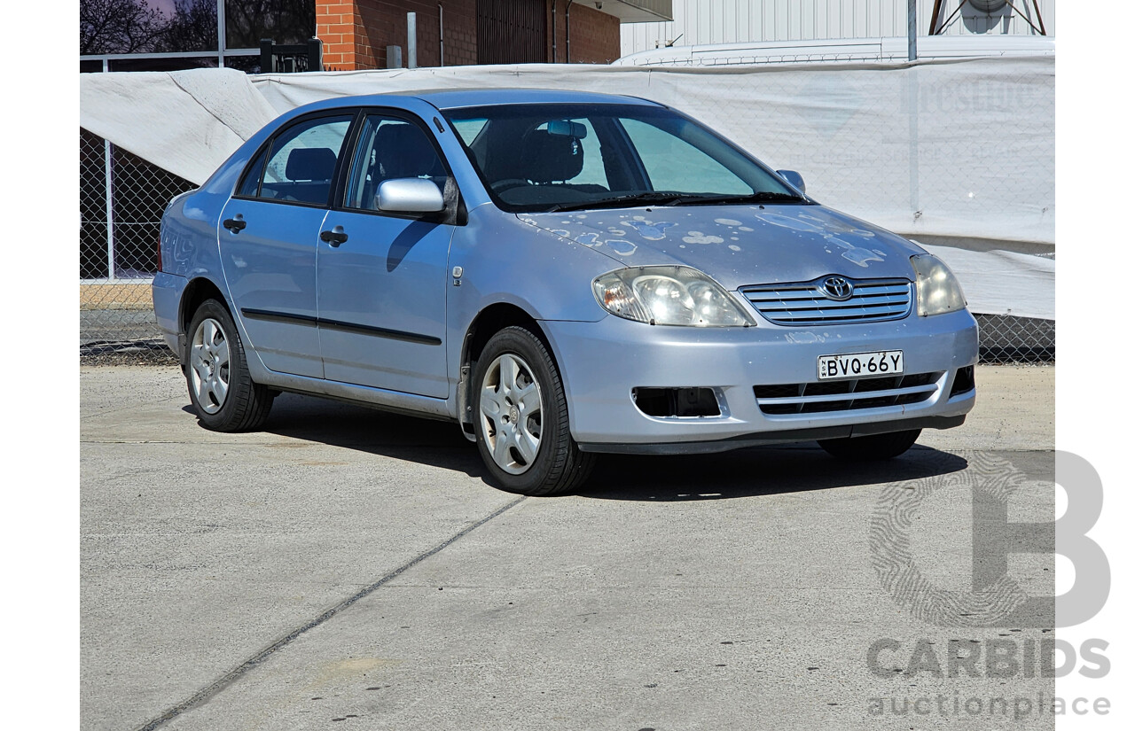 2/2006 Toyota Corolla Ascent ZZE122R 4d Wagon Grey 1.8L