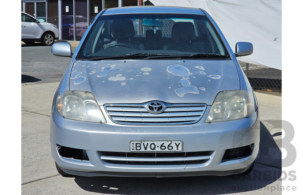 2/2006 Toyota Corolla Ascent ZZE122R 4d Wagon Grey 1.8L