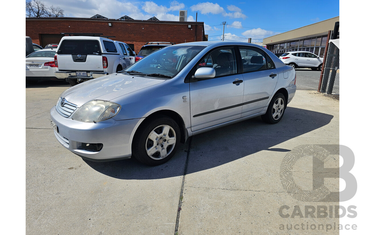 2/2006 Toyota Corolla Ascent ZZE122R 4d Wagon Grey 1.8L
