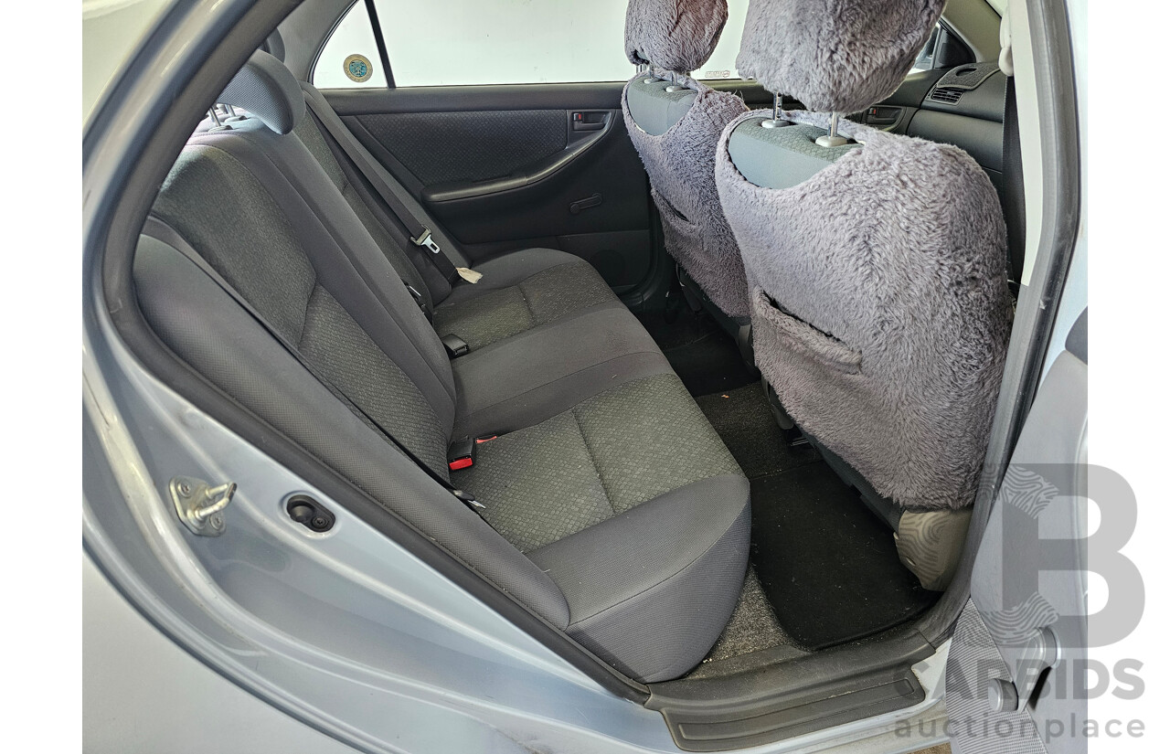 2/2006 Toyota Corolla Ascent ZZE122R 4d Wagon Grey 1.8L