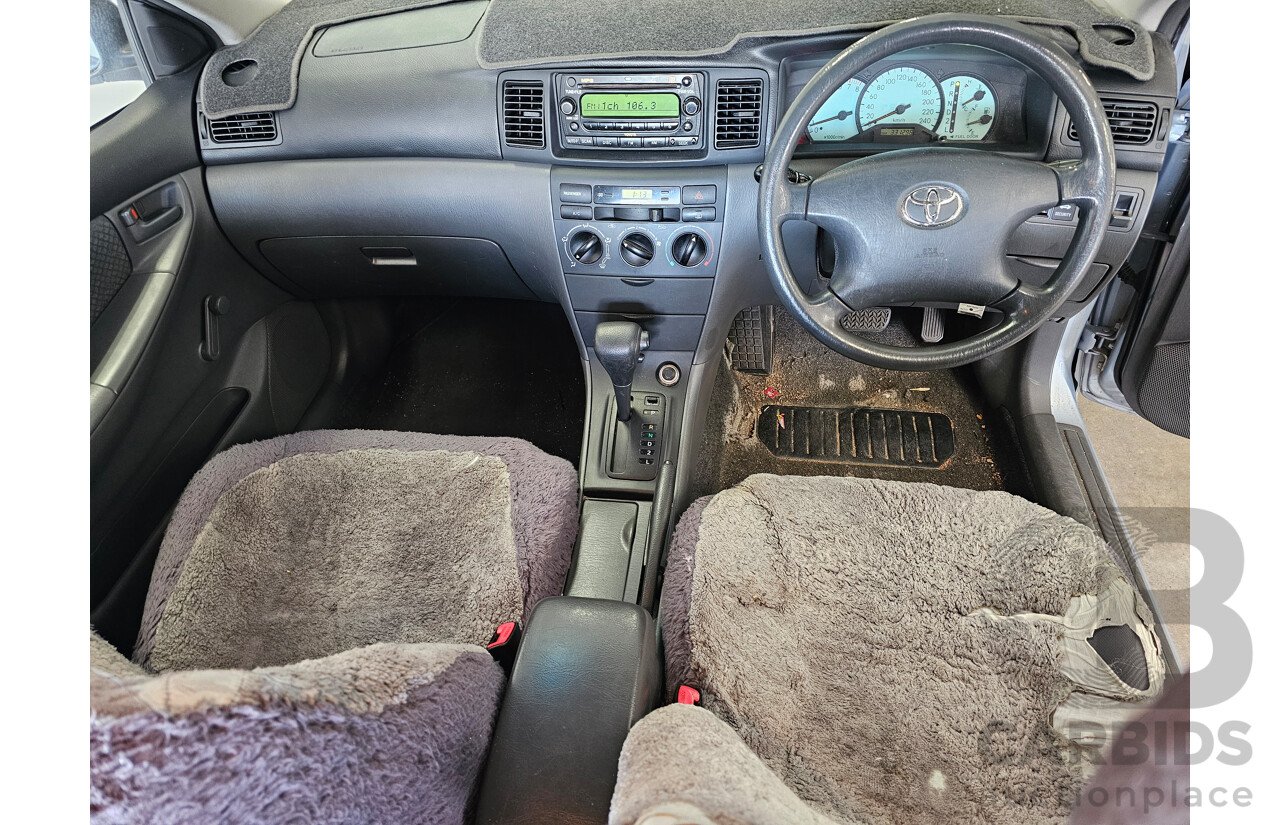 2/2006 Toyota Corolla Ascent ZZE122R 4d Wagon Grey 1.8L