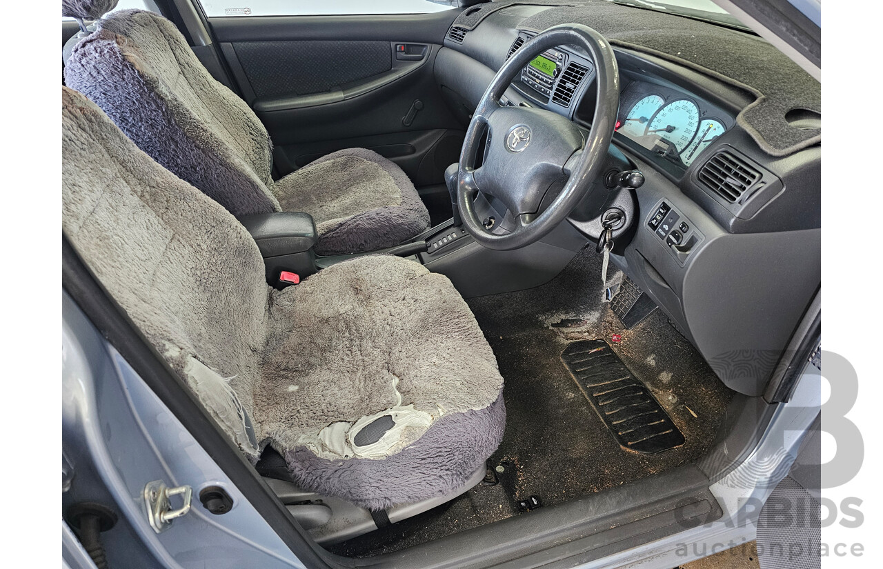 2/2006 Toyota Corolla Ascent ZZE122R 4d Wagon Grey 1.8L