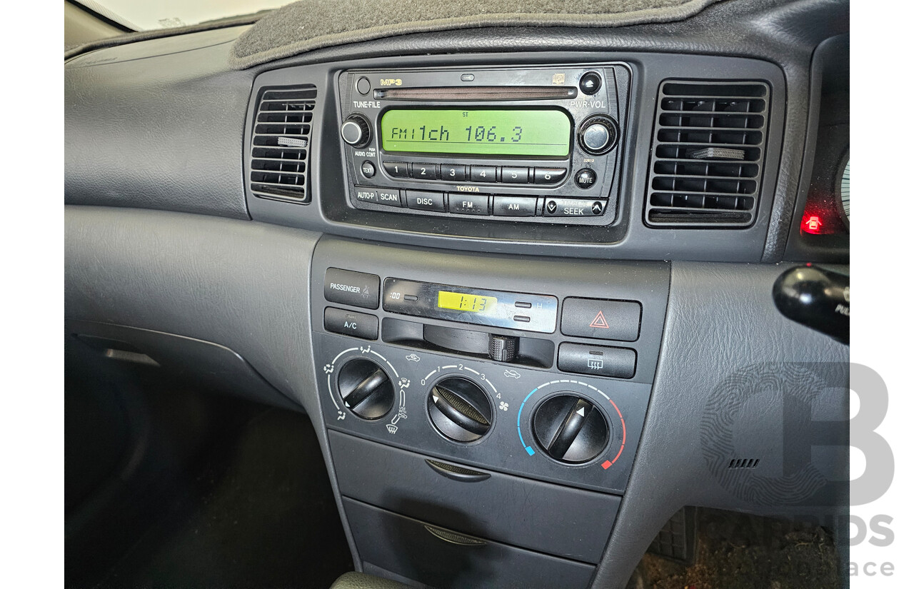 2/2006 Toyota Corolla Ascent ZZE122R 4d Wagon Grey 1.8L