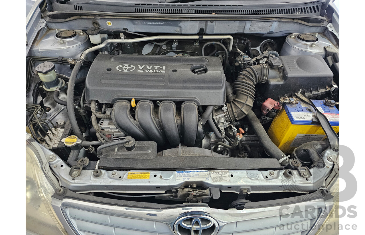 2/2006 Toyota Corolla Ascent ZZE122R 4d Wagon Grey 1.8L