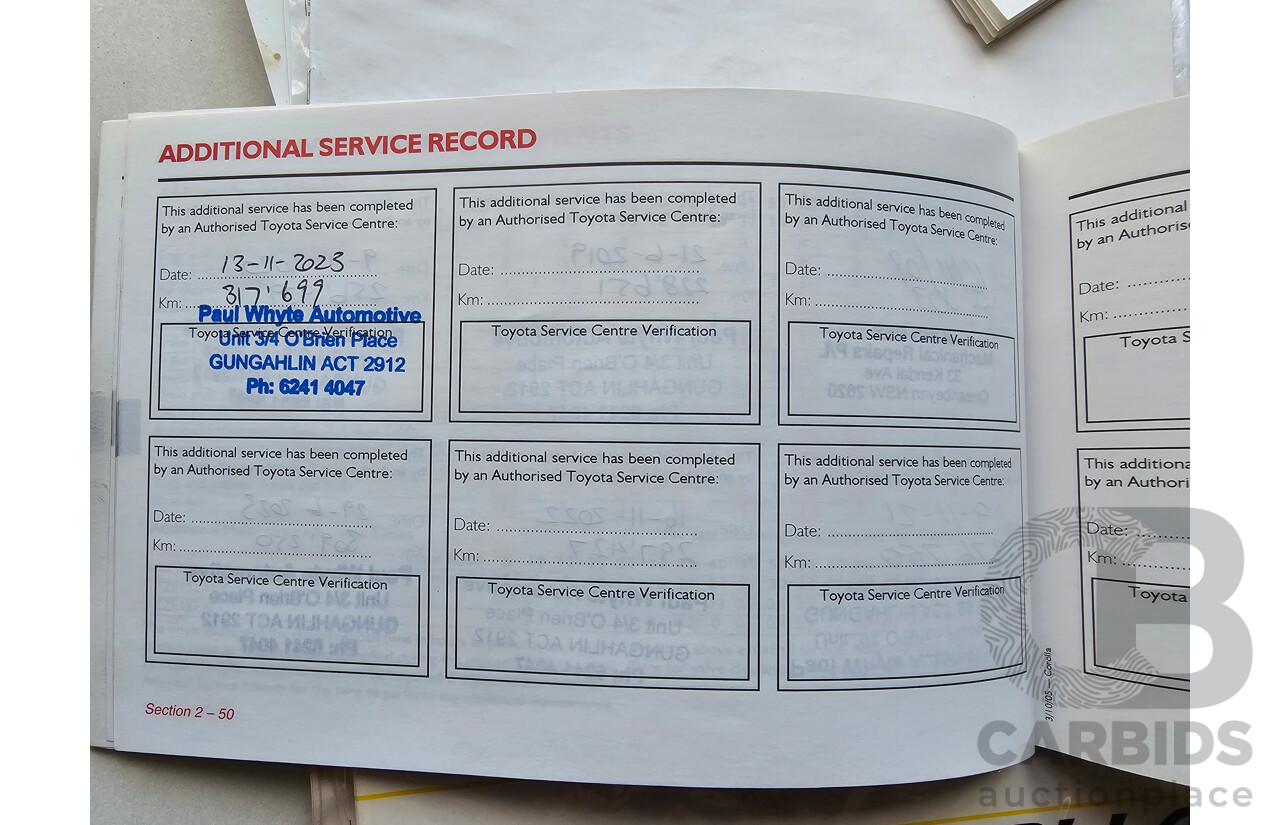 2/2006 Toyota Corolla Ascent ZZE122R 4d Wagon Grey 1.8L