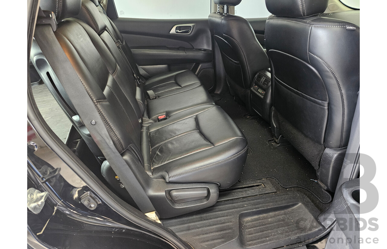 2/2015 Nissan Pathfinder ST-L (4x2) R52 MY15 4d Wagon Black 3.5L