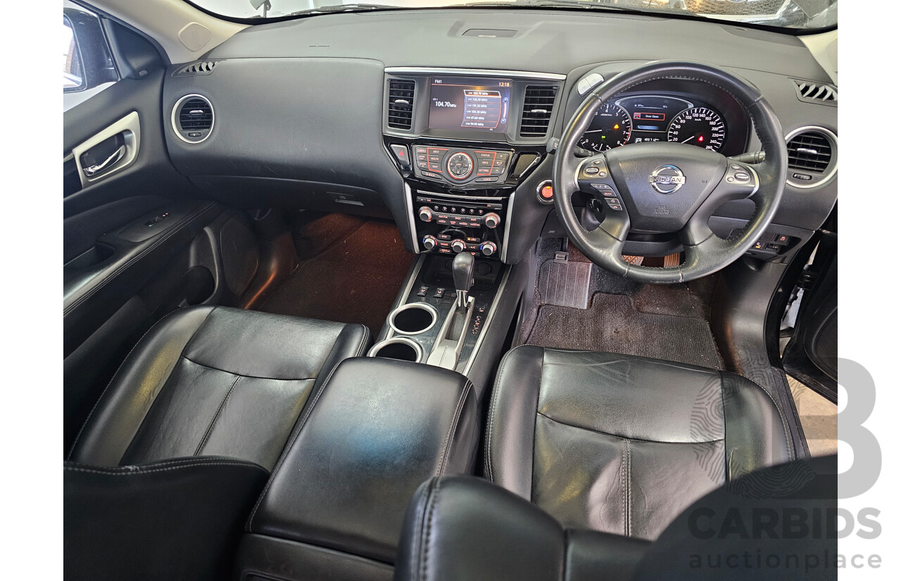 2/2015 Nissan Pathfinder ST-L (4x2) R52 MY15 4d Wagon Black 3.5L