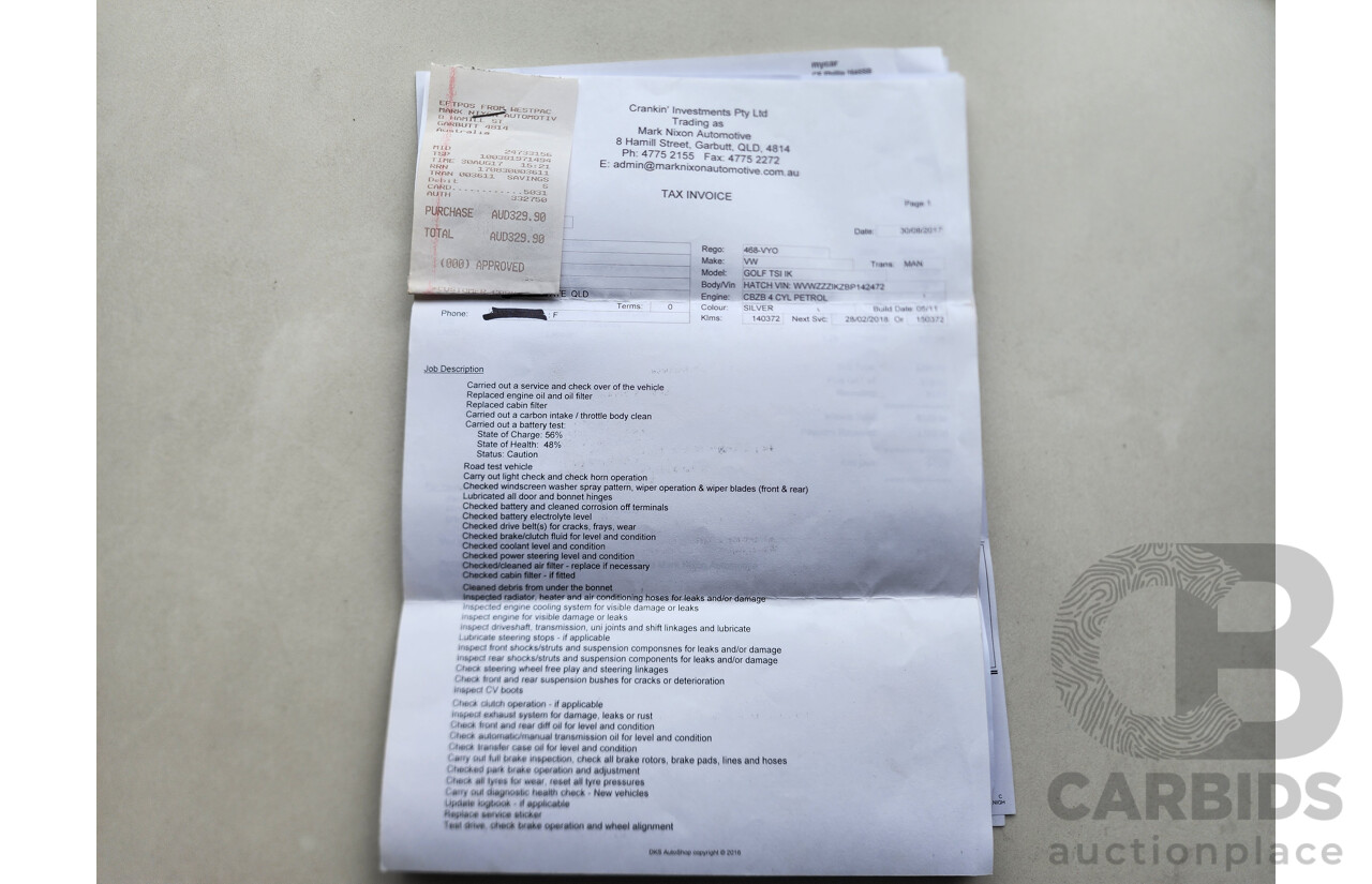 5/2011 Volkswagen Golf 77 TSI 1K MY11 5d Hatchback Silver Or Chrome 1.2L