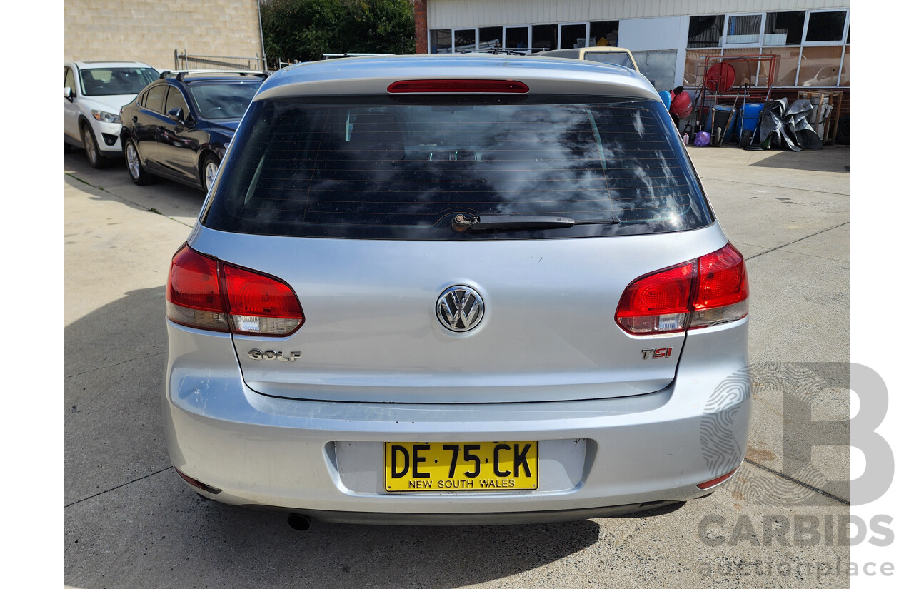 5/2011 Volkswagen Golf 77 TSI 1K MY11 5d Hatchback Silver Or Chrome 1.2L