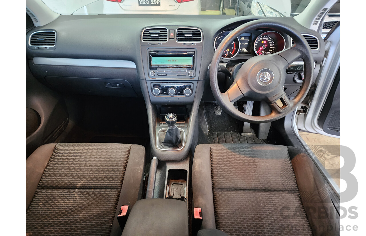 5/2011 Volkswagen Golf 77 TSI 1K MY11 5d Hatchback Silver Or Chrome 1.2L