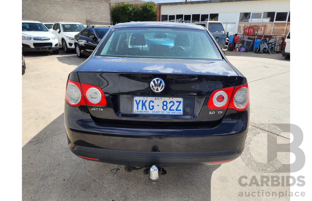 5/2010 Volkswagen Jetta 103 TDI 1KM MY10 4d Sedan Black 2.0L