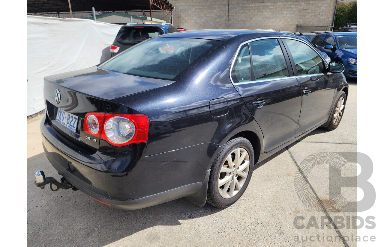 5/2010 Volkswagen Jetta 103 TDI 1KM MY10 4d Sedan Black 2.0L