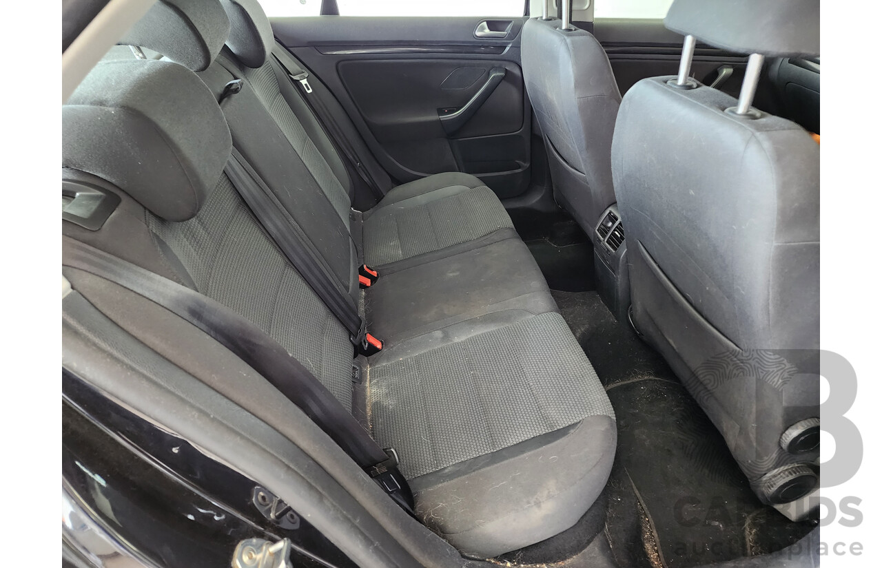 5/2010 Volkswagen Jetta 103 TDI 1KM MY10 4d Sedan Black 2.0L