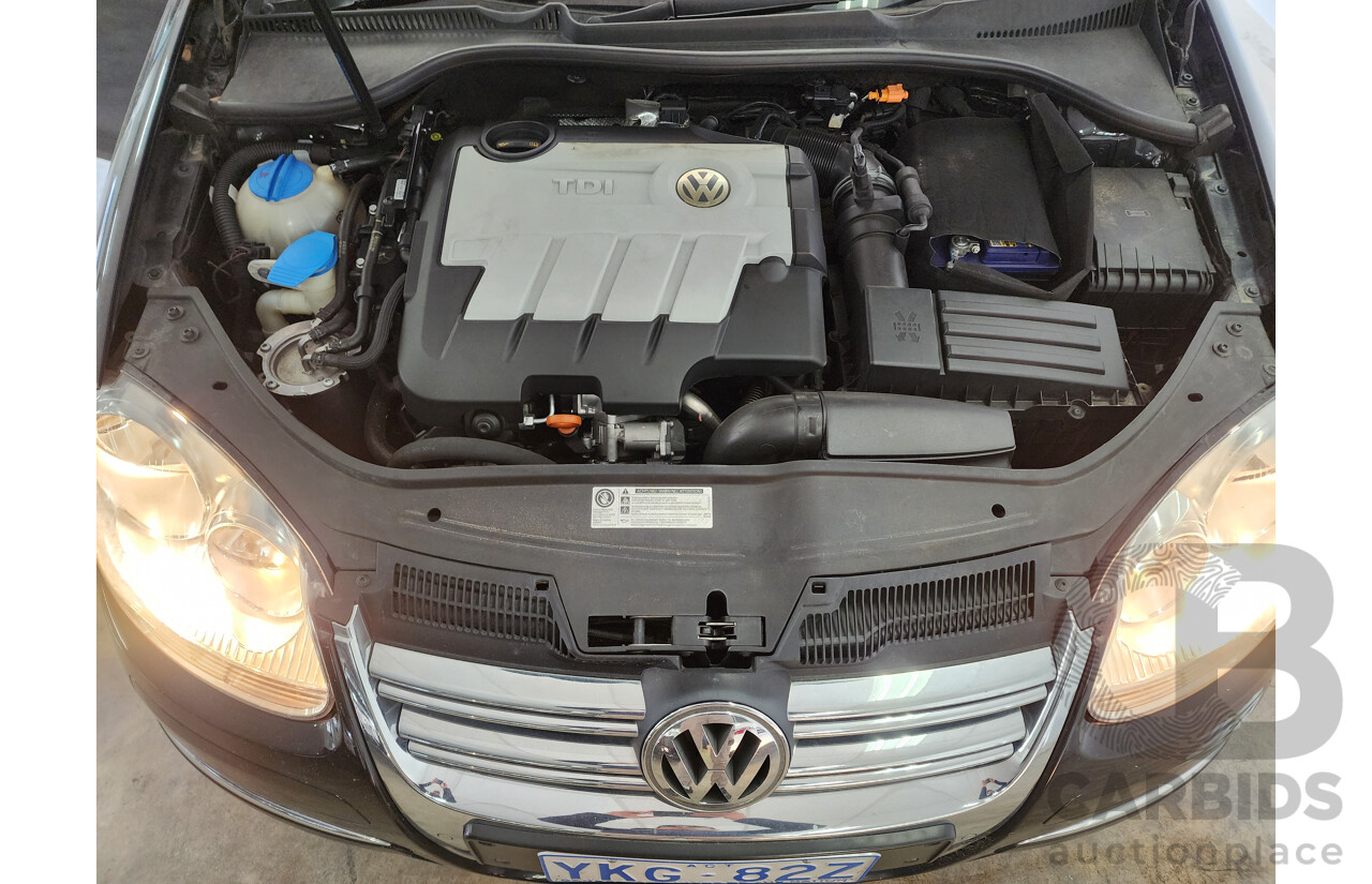 5/2010 Volkswagen Jetta 103 TDI 1KM MY10 4d Sedan Black 2.0L