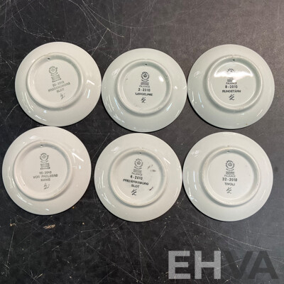 ROYAL COPENHAGEN Set of 6 Collectable Plates &R.C Japan Butter Dish & Assorted of David Jones, Maxwell Williams, Accent Tableware & More