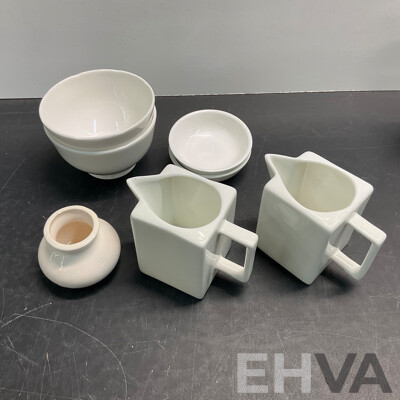 ROYAL COPENHAGEN Set of 6 Collectable Plates &R.C Japan Butter Dish & Assorted of David Jones, Maxwell Williams, Accent Tableware & More