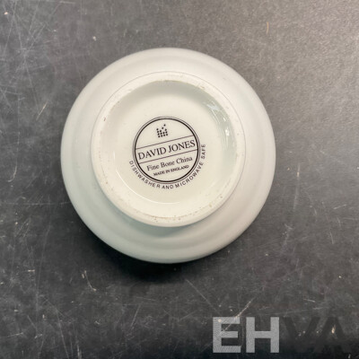 ROYAL COPENHAGEN Set of 6 Collectable Plates &R.C Japan Butter Dish & Assorted of David Jones, Maxwell Williams, Accent Tableware & More