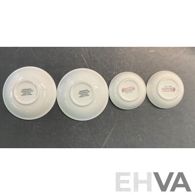 ROYAL COPENHAGEN Set of 6 Collectable Plates &R.C Japan Butter Dish & Assorted of David Jones, Maxwell Williams, Accent Tableware & More