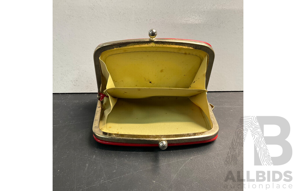 Vintage PARKER & SHEAFFER Fountain Pen & ANTHONY ROYALE Square Brown Cufflinks & Assorted of Vintage Wallet/Keytainer/Case & More