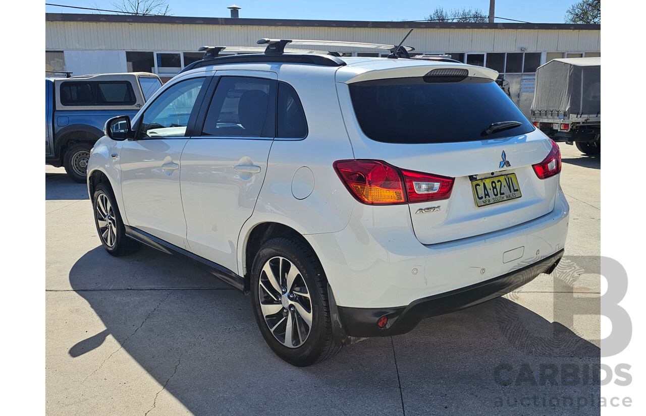 6/2014 Mitsubishi ASX (2wd) XB MY14 4d Wagon White 2.0L