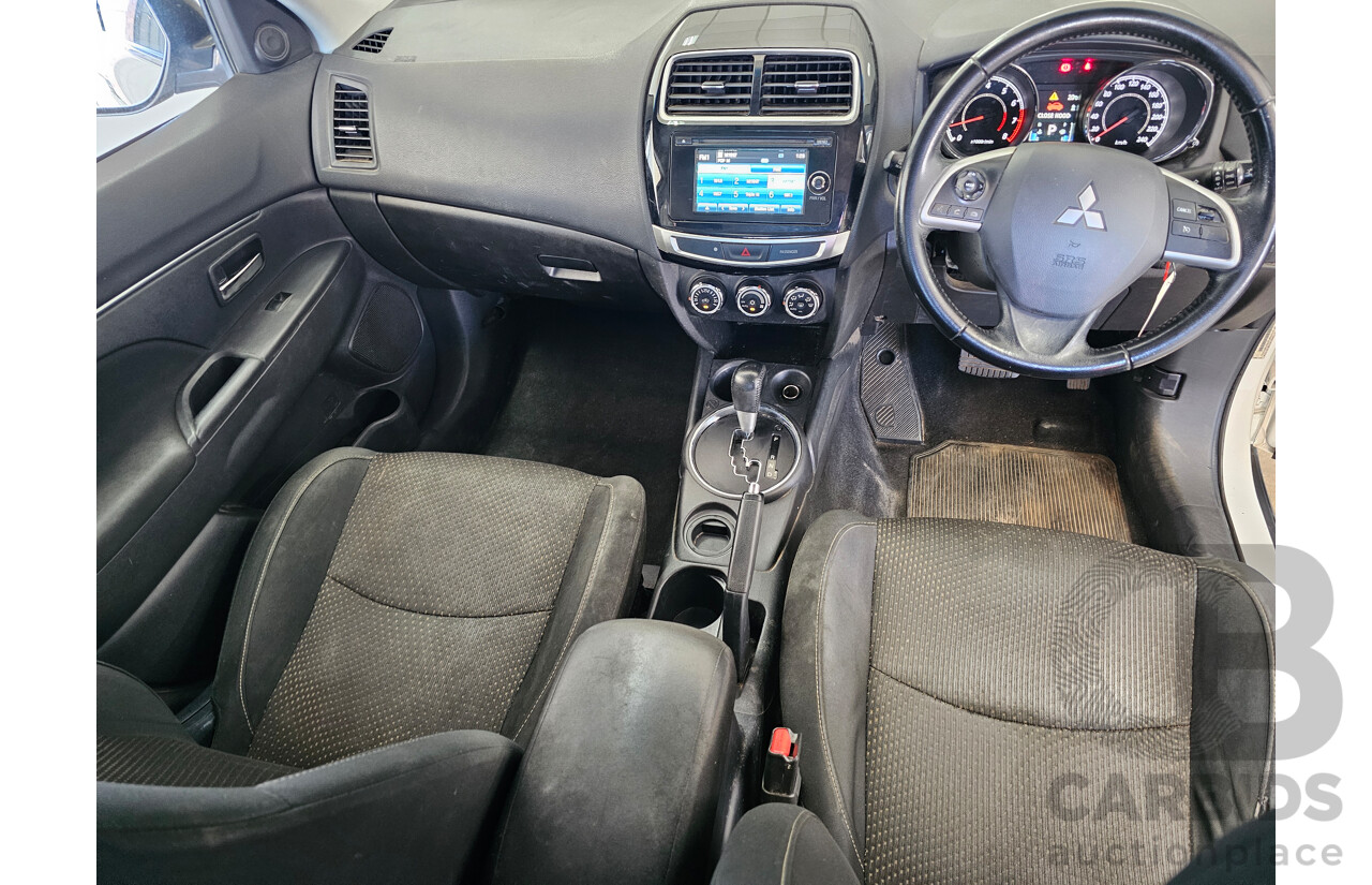 6/2014 Mitsubishi ASX (2wd) XB MY14 4d Wagon White 2.0L