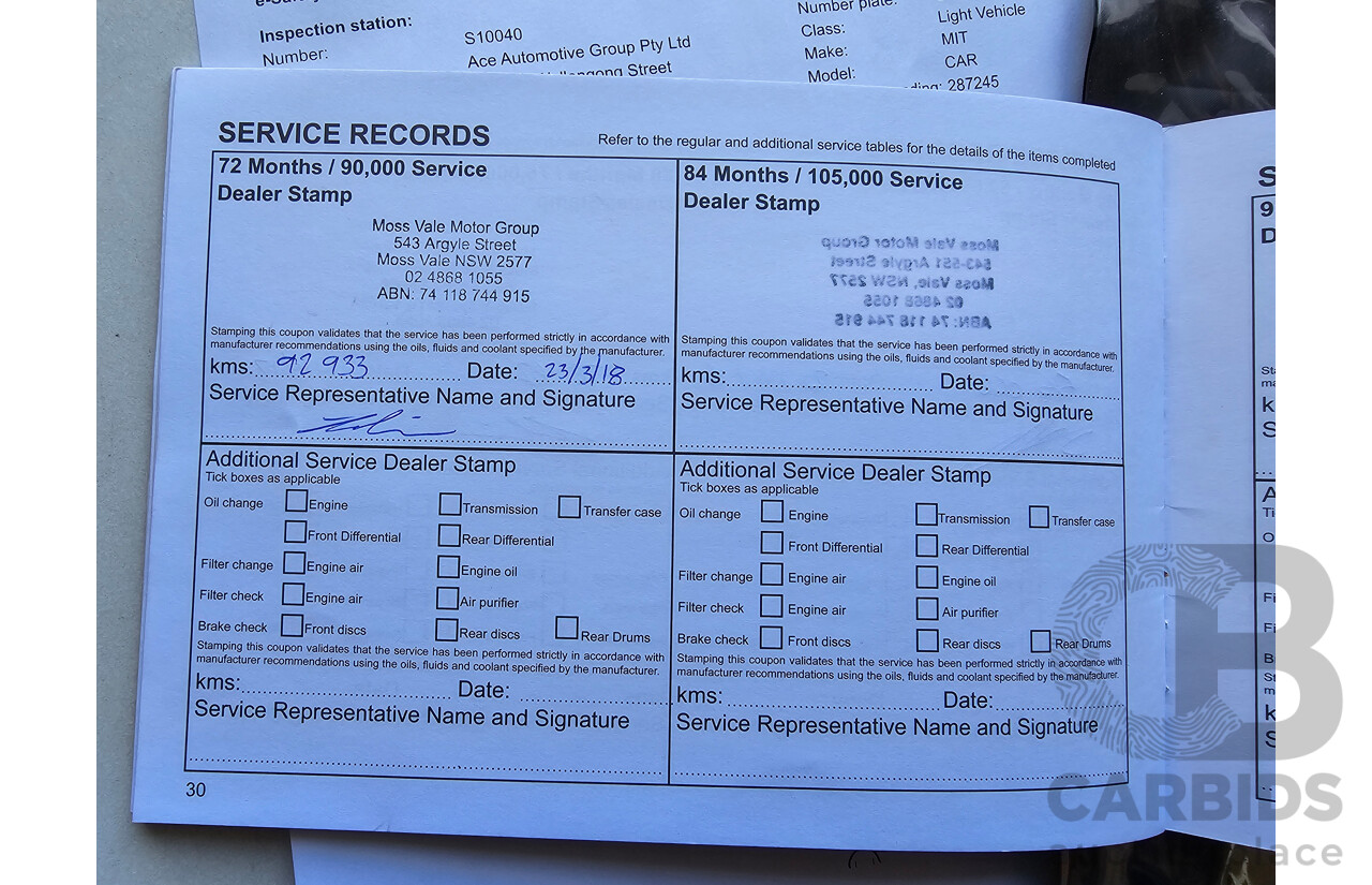 6/2014 Mitsubishi ASX (2wd) XB MY14 4d Wagon White 2.0L
