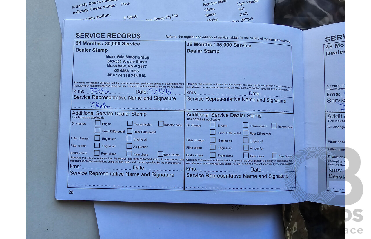 6/2014 Mitsubishi ASX (2wd) XB MY14 4d Wagon White 2.0L