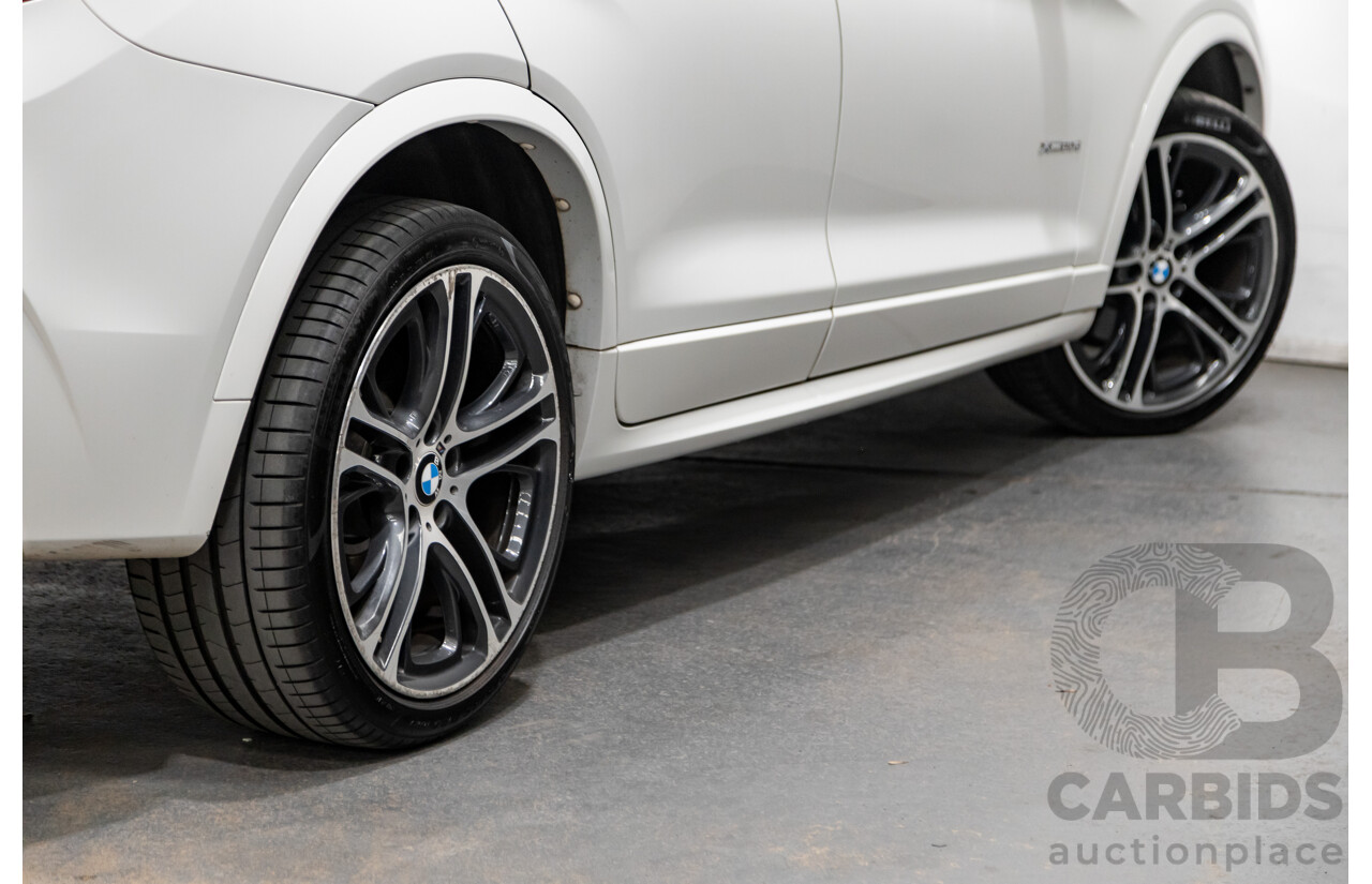 8/2015 BMW X4 Xdrive 20d (AWD) F26 MY15 5d Coupe White Turbo Diesel 2.0L