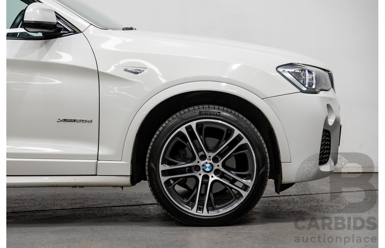 8/2015 BMW X4 Xdrive 20d (AWD) F26 MY15 5d Coupe White Turbo Diesel 2.0L