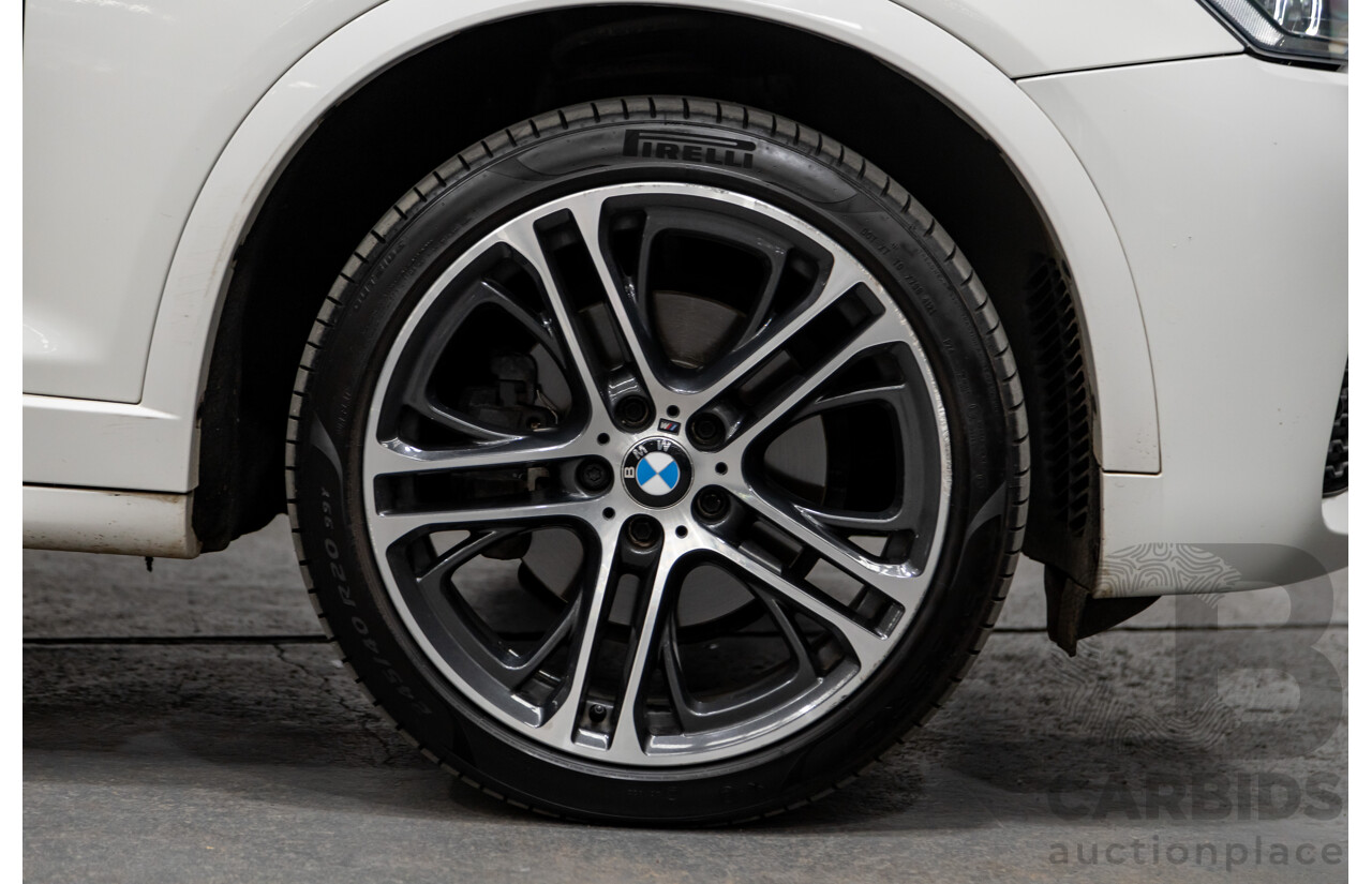 8/2015 BMW X4 Xdrive 20d (AWD) F26 MY15 5d Coupe White Turbo Diesel 2.0L