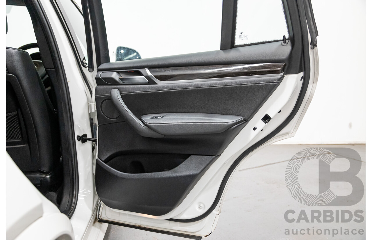 8/2015 BMW X4 Xdrive 20d (AWD) F26 MY15 5d Coupe White Turbo Diesel 2.0L
