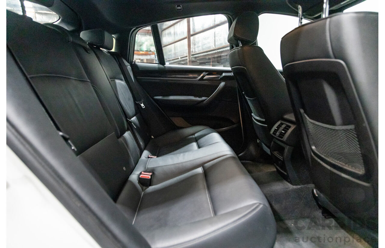 8/2015 BMW X4 Xdrive 20d (AWD) F26 MY15 5d Coupe White Turbo Diesel 2.0L