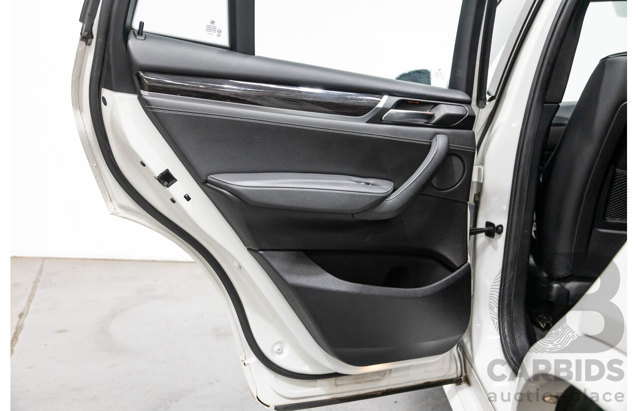 8/2015 BMW X4 Xdrive 20d (AWD) F26 MY15 5d Coupe White Turbo Diesel 2.0L