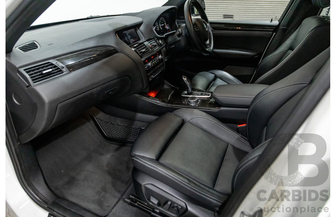 8/2015 BMW X4 Xdrive 20d (AWD) F26 MY15 5d Coupe White Turbo Diesel 2.0L