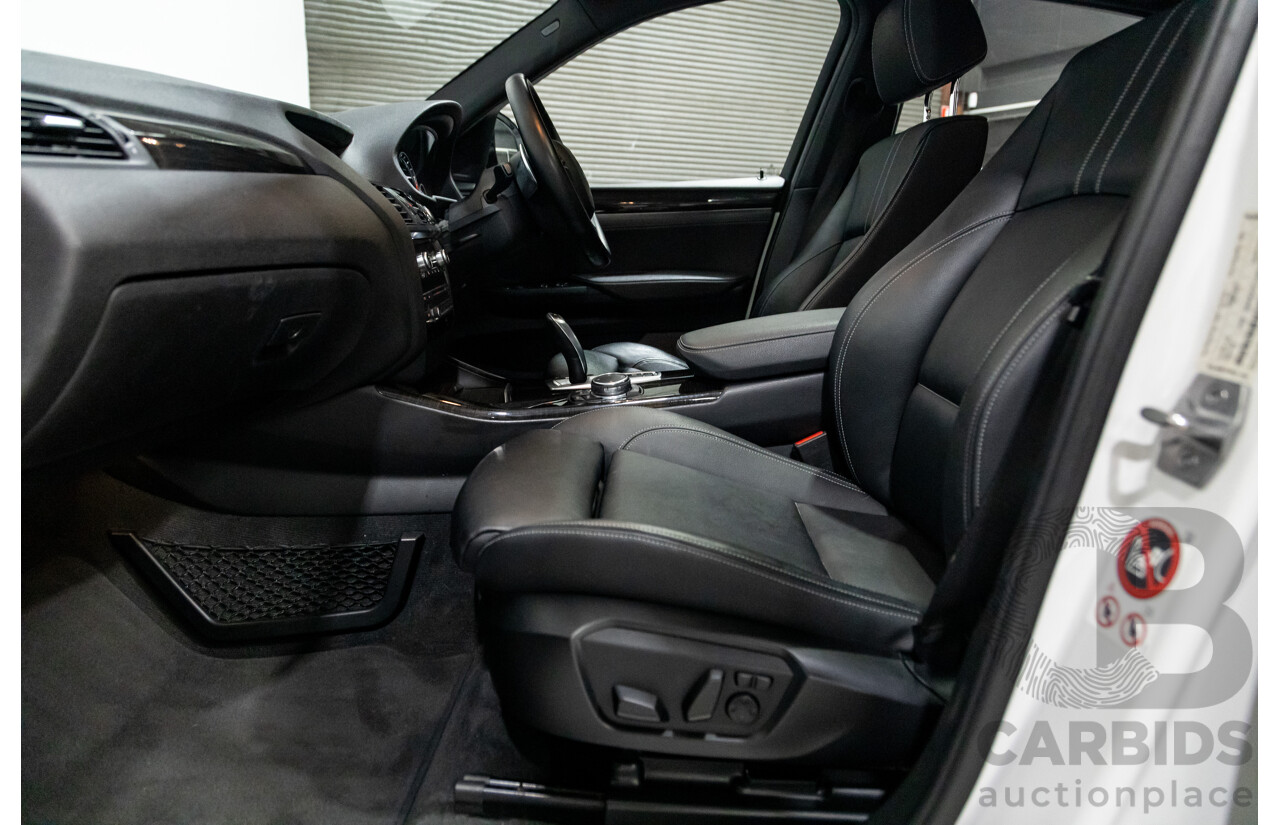 8/2015 BMW X4 Xdrive 20d (AWD) F26 MY15 5d Coupe White Turbo Diesel 2.0L