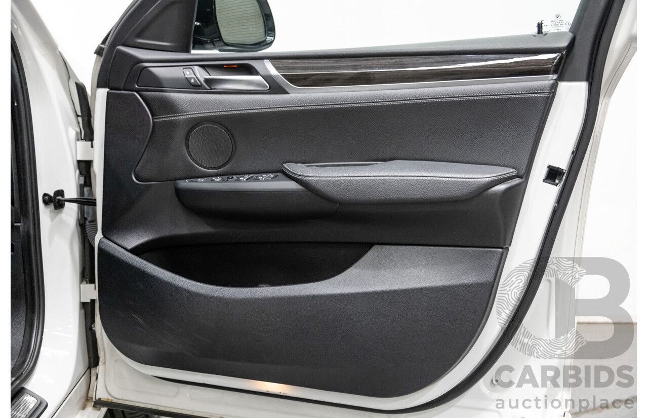 8/2015 BMW X4 Xdrive 20d (AWD) F26 MY15 5d Coupe White Turbo Diesel 2.0L