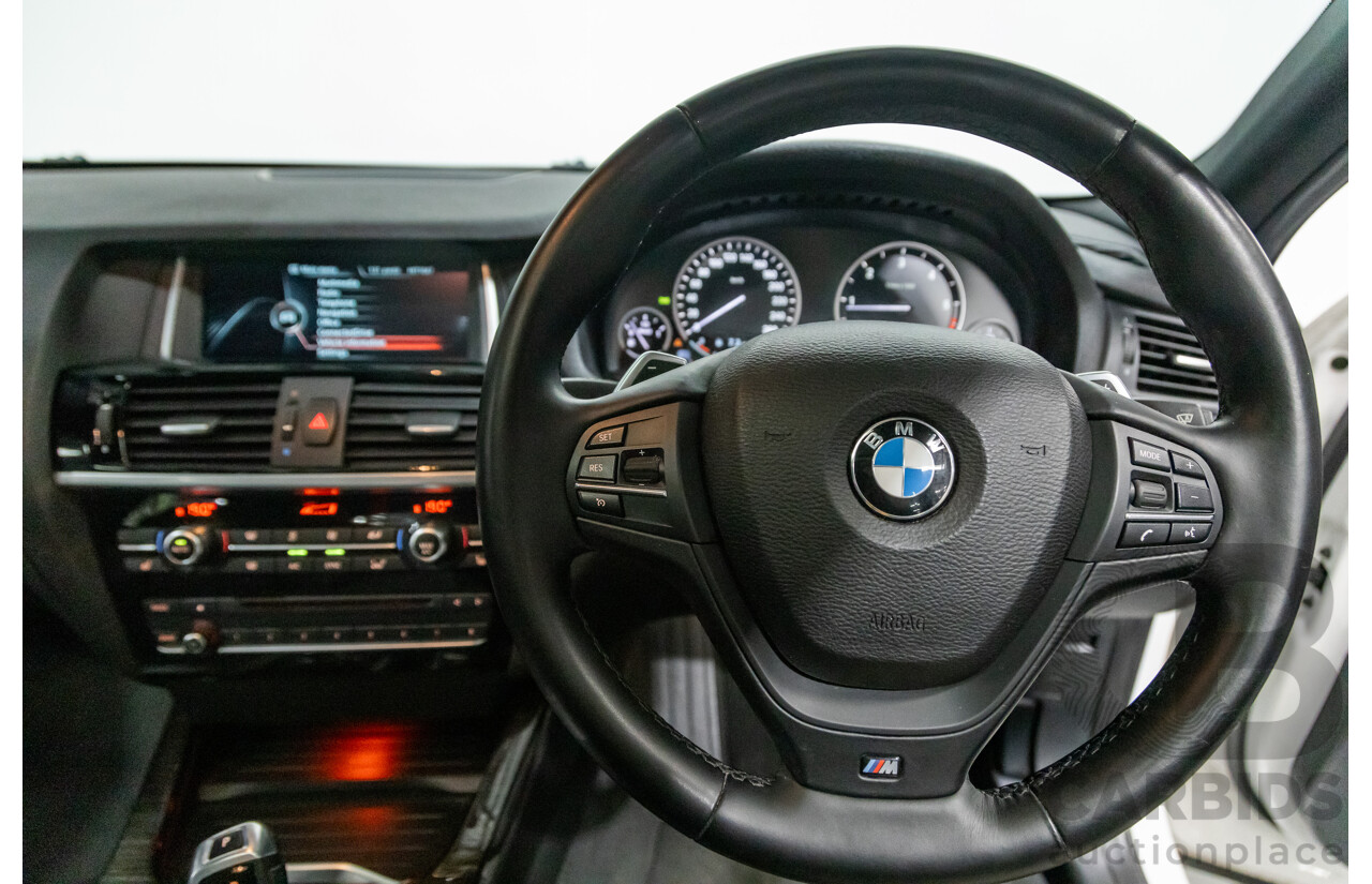 8/2015 BMW X4 Xdrive 20d (AWD) F26 MY15 5d Coupe White Turbo Diesel 2.0L