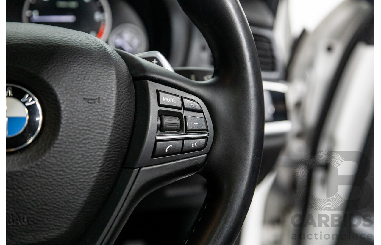 8/2015 BMW X4 Xdrive 20d (AWD) F26 MY15 5d Coupe White Turbo Diesel 2.0L