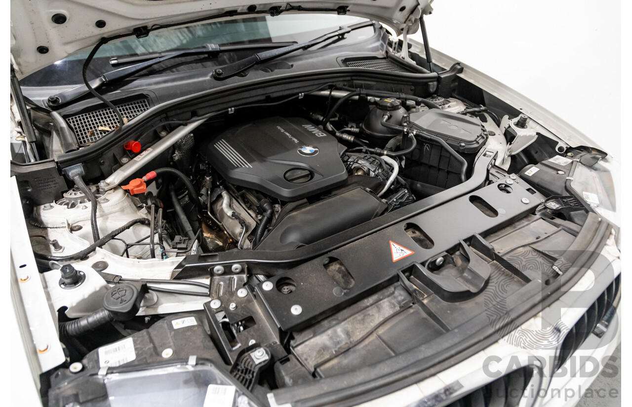 8/2015 BMW X4 Xdrive 20d (AWD) F26 MY15 5d Coupe White Turbo Diesel 2.0L